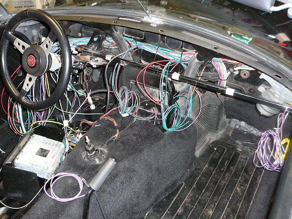 Installing an Advance Auto-Wire wiring system.
