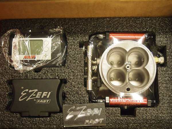 Fast EZ-EFI throttle body fuel injection system.