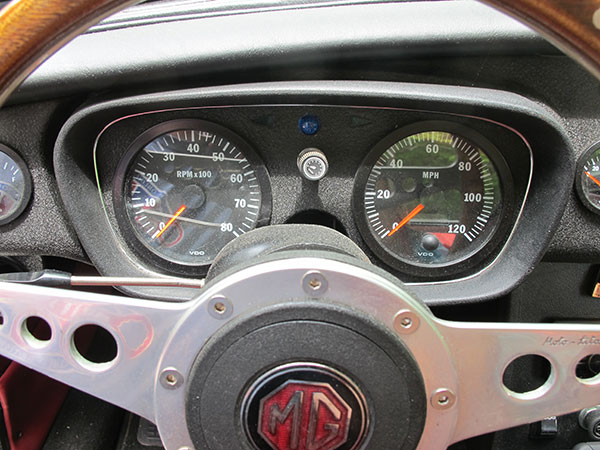 VDO Vision speedometer and tachometer.