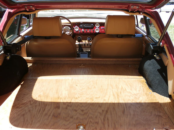 Oak cargo shelf.