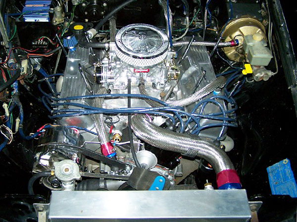 This Buick/Rover stroker motor displaces 295cid (4.9L).