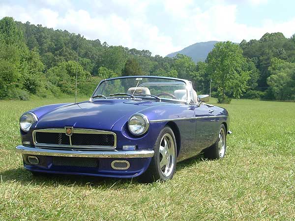 Glamour Shot of Mikel Moor's 1978 MGB