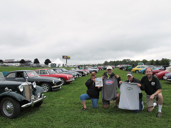 MG Car Corral at the Vintage Grand Prix of Watkins Glen - September 6, 2014