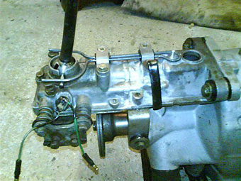 Rover LT77 shifter linkage 1