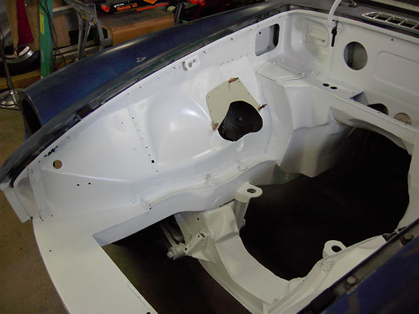 Passenger side inner wing.