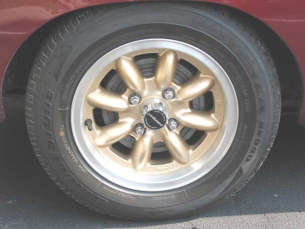 Panasport 14x6  wheels with Potenza P195/65/R14 tires