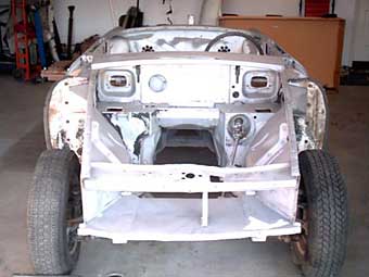 MGB restoration starts with tear down