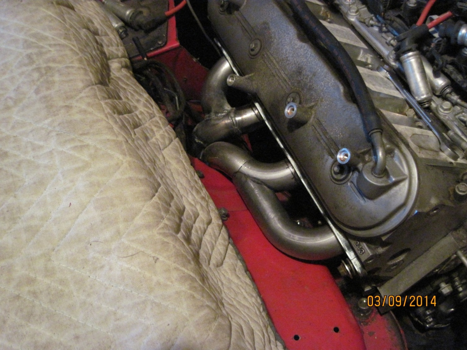 Right side header construction.