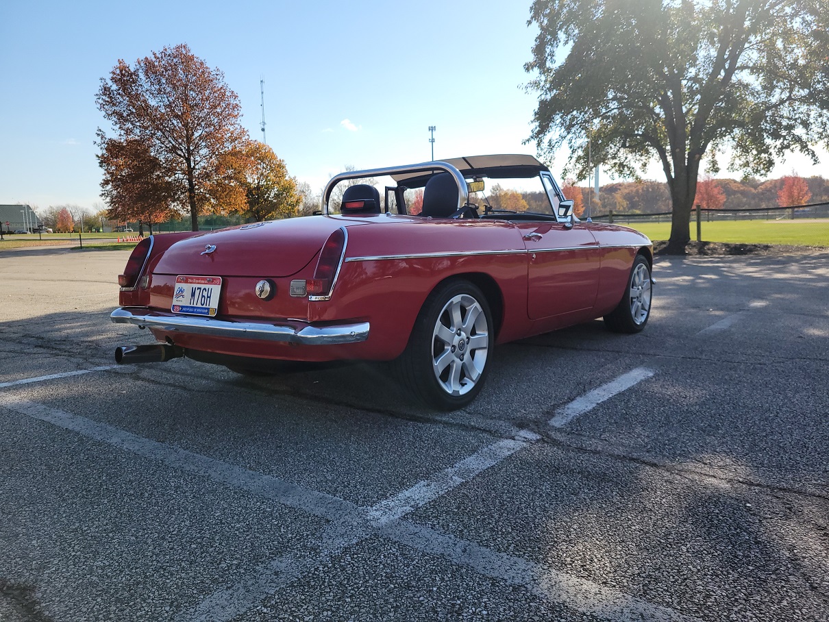 Car rear corner view