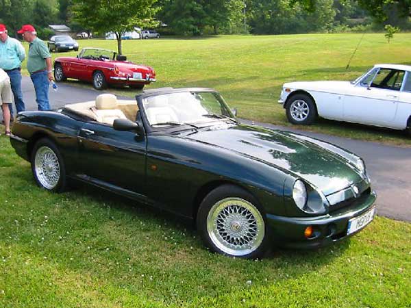 left hand drive MG rv8