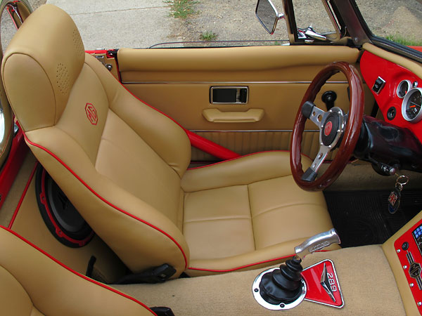 Dual JL Audio 10 inch subwoofers in custom enclosure.