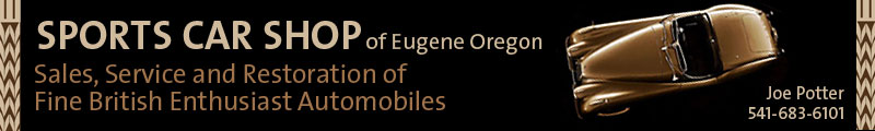 Sports Car Shop of Eugene OR, Sales Service and Restoration of Fine British Automobiles