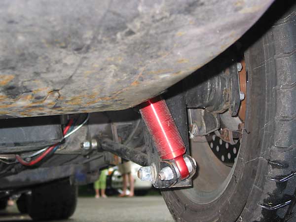 three link rear suspension