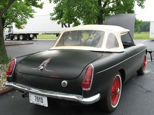 Omitted bumper overriders help make the car look wider and lower.