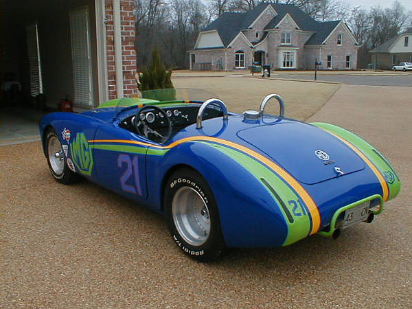 MGA with oversized rear tires.