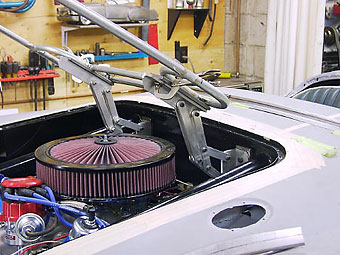 custom bonnet hinges