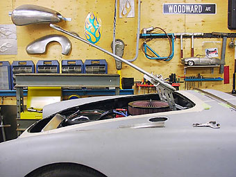 testing operation of the hood tilt mechanism