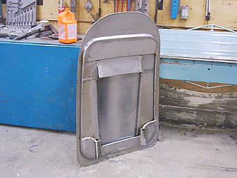 custom MGA hood by Jim Bailie, Professional Metalshaper