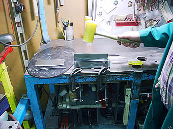 shop formed steel car grille