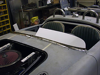 custom windscreen fairing by Jim Bailie of Windsor Ontario