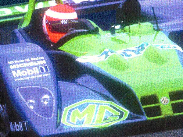 MG / Lola LeMans 24 hour endurance race car paint scheme