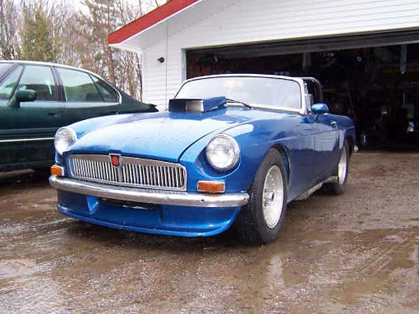 MGB hood scoop