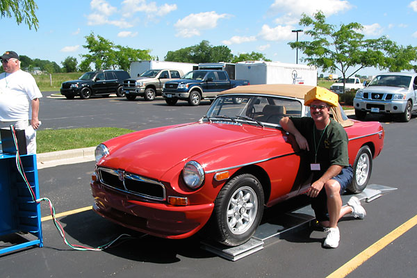 Tony Andrews' 1979 MGB with Rover 3.9L V8