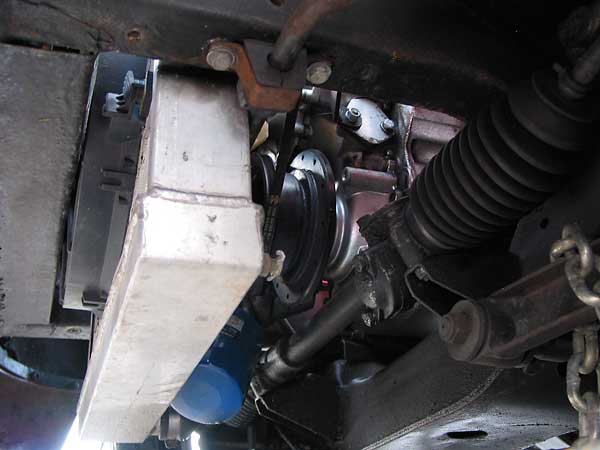 convenient oil filter access