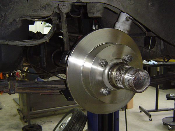 1994-98 Hyundai Sonata rear disc brake rotor.