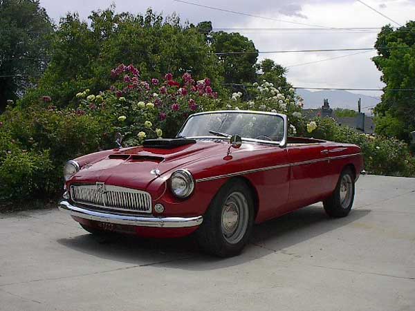 Will Holoman's 1965 MGB, with 1980 Chevrolet 3.8L (229ci) V6