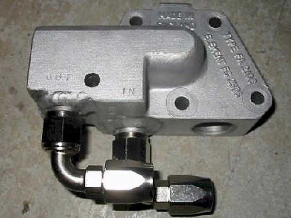 oil filter mounting bracket