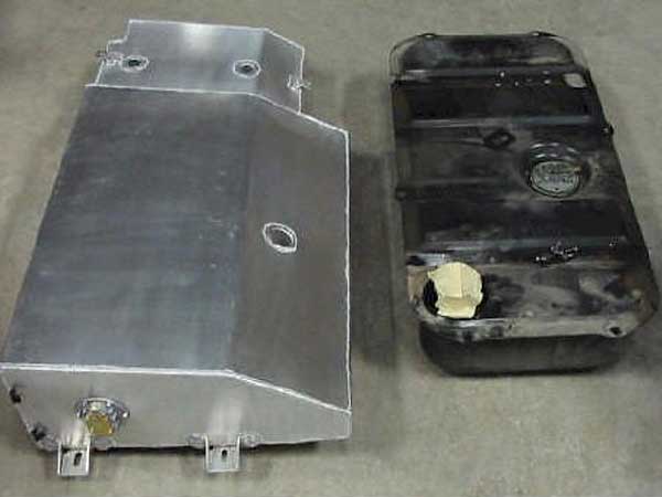 custom fabricated aluminum fuel tank