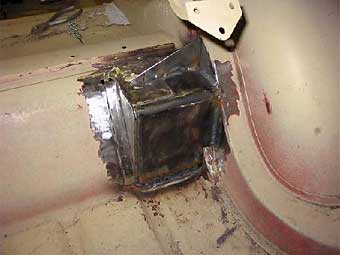 driver side shock tower