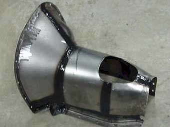 elaborately formed tranny tunnel fabrication