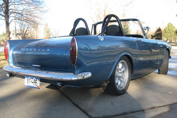 Sunbeam Alpine fuel filler cap.