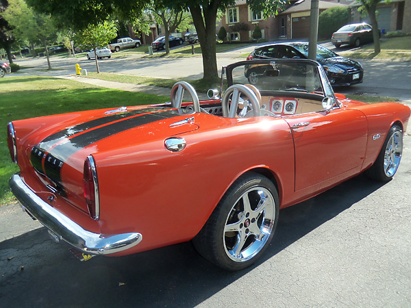 Cobra R 17X9 4-bolt aluminum wheels.