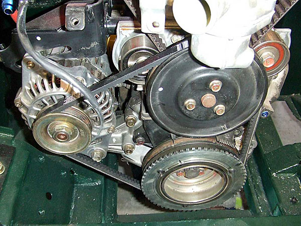 fanbelt and alternator