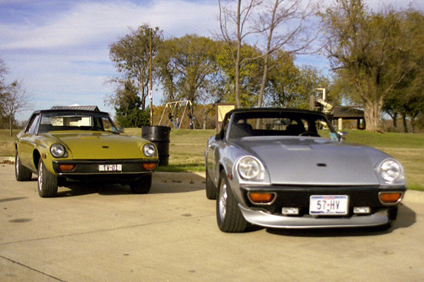 Jensen Healey with Chevrolet 4.3L V6 engine... plus Jody Garcia's Jensen Healey