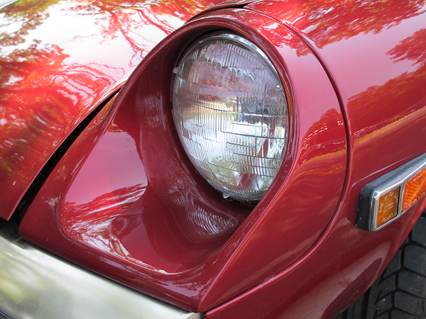 Jensen Healey headlight bucket.