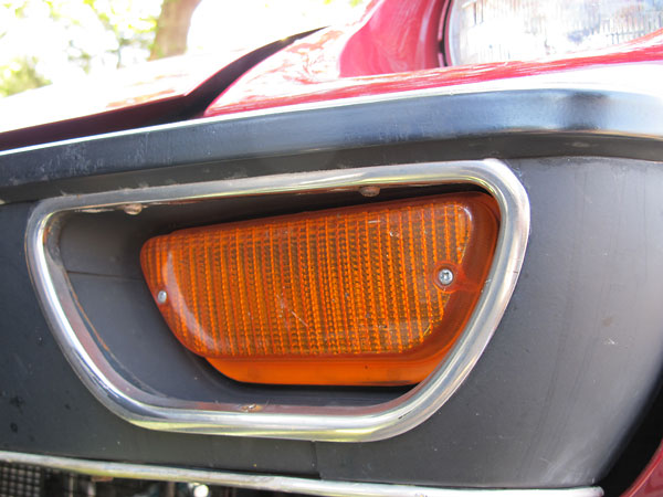 Jensen Healey front turn signal lens.