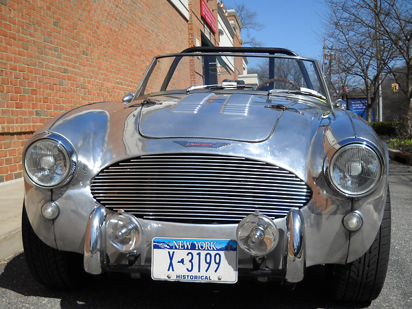 Custom fabricated aluminum grille.