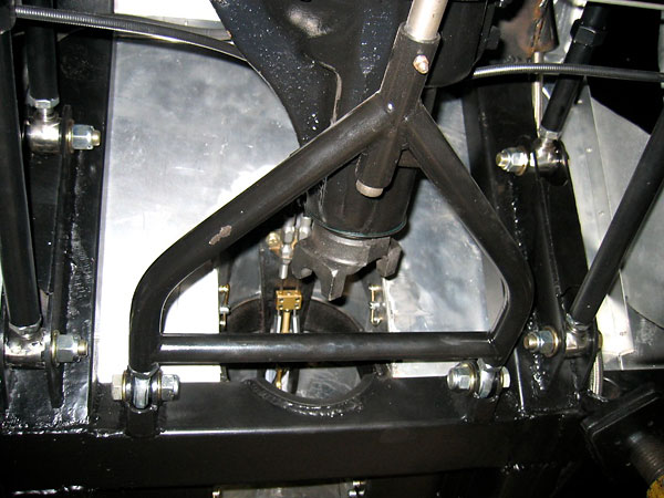 A-frame pinion travel limiter.