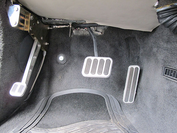 Lokar accelerator pedal system and brake pedal.