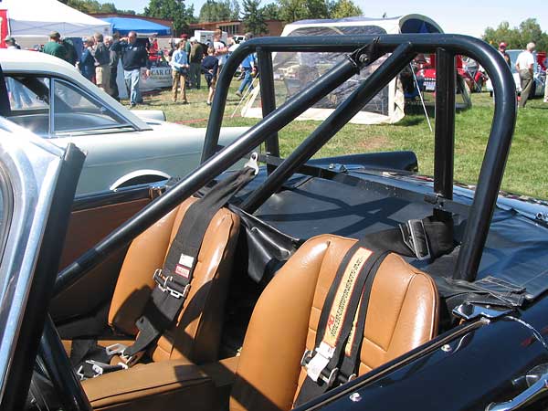 1965 Sunbeam Tiger race car - safety harnesses