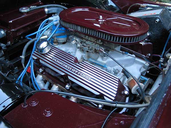 oval AC air cleaner... probably swiped used from a Sunbeam Tiger