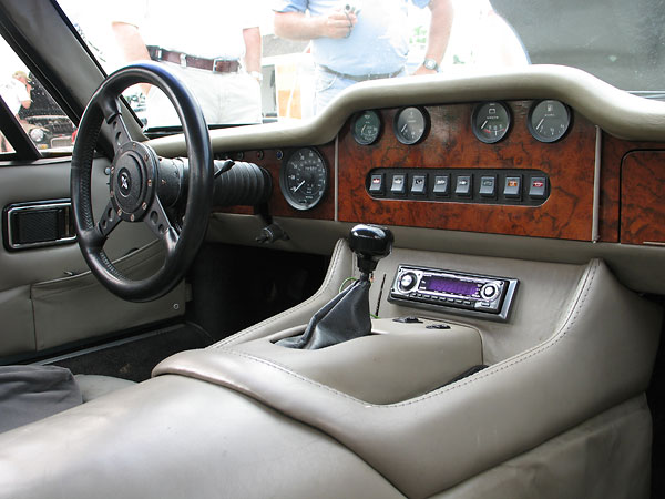 Center console.