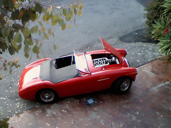 Austin Healey windscreen