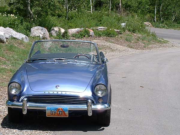 Sunbeam Alpine transmission tunnel