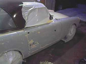 Sunbeam Alpine quarter panel