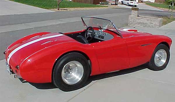 passenger side, Austin Healey 100 BN2